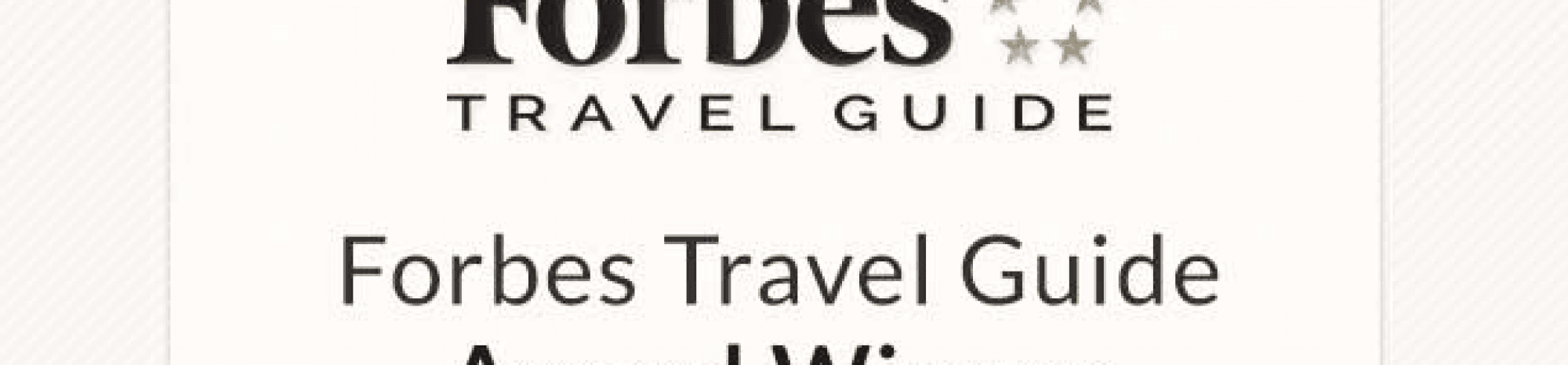 Forbes Travel Guide distribue ses étoiles