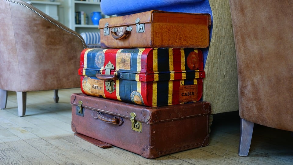 valise hotel chambre