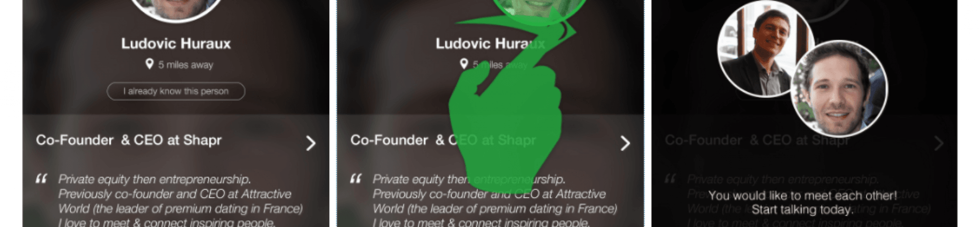 Shapr, le Tinder des professionnels