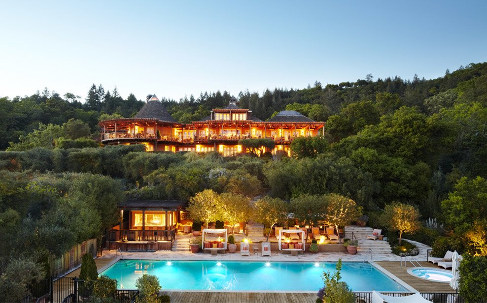 Relais & Châteaux Auberge du Soleil, Vallée de Napa, Californie