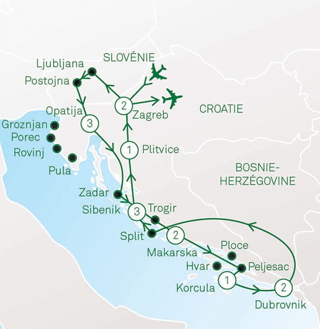 Voyage en Croatie