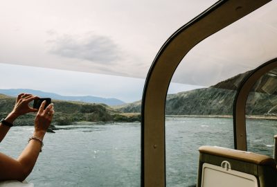 Le grand cercle en train dans les rocheuses